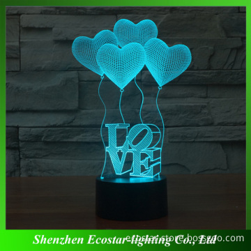 Cheap 3D LED Lamp Wholesale Colorful LED Night Lamps